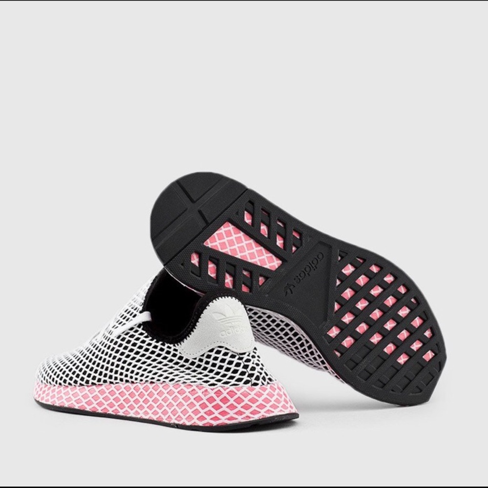 Adidas Deerupt Runner White/Pink/Black